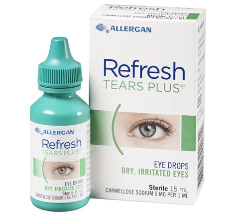 Refresh Tears Plus 15ml For Dry Irritated Eyes Allergan