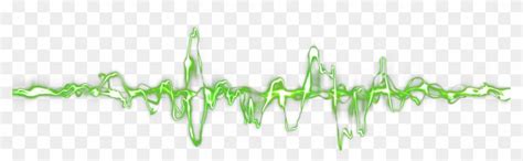 green sound wave png transparent png