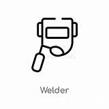 Welder Political Icons sketch template