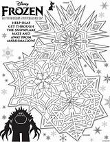 Frozen Disney Maze Olaf Printable Coloring Pages Marshmallow Printables Help Away Mazes Sven Print Find Disneys Storybook App Activity Colouring sketch template