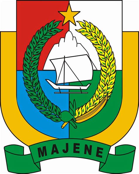 logo kabupaten kota logo kabupaten majene sulawesi barat
