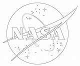 Nasa Coloring Logo Pages Space Drawing Printable Color Colouring Supercoloring Sheets Logos Shuttle Printables Spaceships Select Category Easy Print Silhouette sketch template