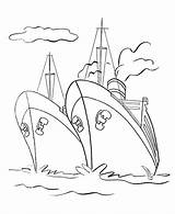 Coloring Pages Boats Ship Ships Trains Planes Cruise Sheets Ocean Automobiles Vehicle Clipart Cars Liner Activity Popular Library Print Yachts sketch template