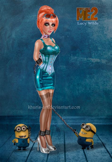 lucy from despicable me 2 by kharis art on deviantart