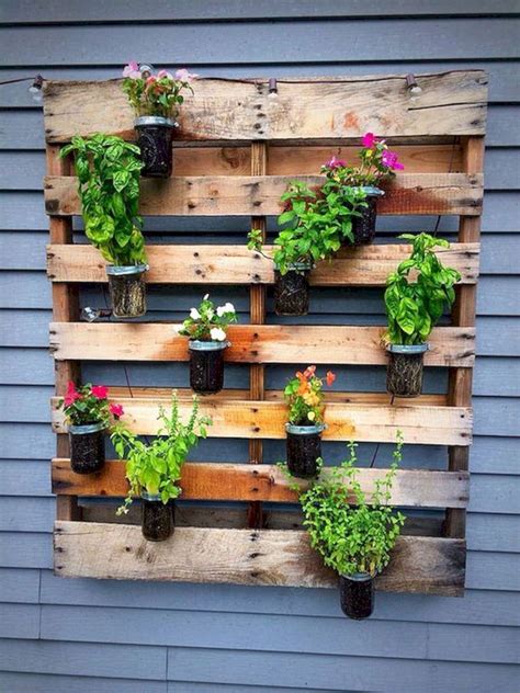 outdoor herb wall planter