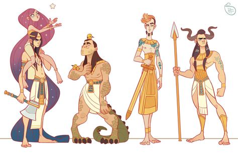 Character Design Egyptian Gods Character Art Character Design
