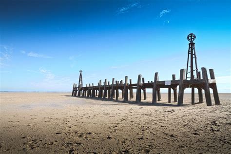 st annes pier jetty  lancashire england oc rmostbeautiful