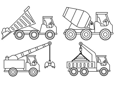 coloring construction vehicles construction coloring pages vehicles