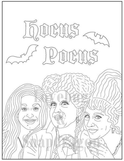 halloween coloring pages printable hocus pocus coloring pages