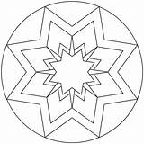 Mandala Sterne Kigaportal Coloring Pages sketch template