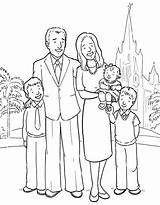 Lds Coloring Pages Christmas Forever Families Family Primary Church Clip Clipart Getcolorings Color Visit sketch template