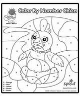 Chica Coloring Pages Kids Sprout Show Party Birthday Color Number Printable Google Search Universal Chicka Cole Cherelle Preschool Sproutonline sketch template