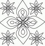 Rangoli Pages Coloring Designs Diwali Color Print Cool Children Printable Kids Patterns Pattern Mandalas Craft Colouring Flower Studyvillage Beautiful Decorations sketch template
