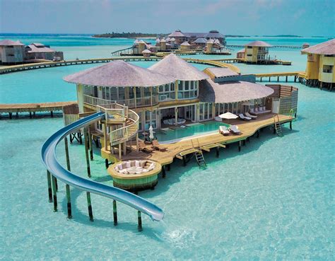 maldives resort features villas     water