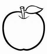 Pomme Pommes Apple sketch template