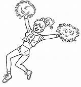 Coloring Pages Cheerleading Cheerleader Betty Kids Adult Veronica Archie Sheets Color Cheer Comics Comic Printable Sports Colouring Drawings Print Bratz sketch template