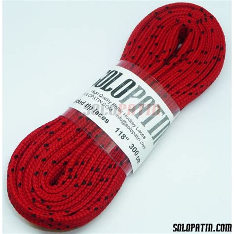 hockey solopatin red pair  laces