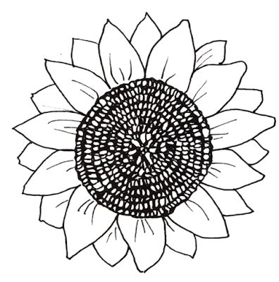 coloring pages printable sunflower coloring pages printable