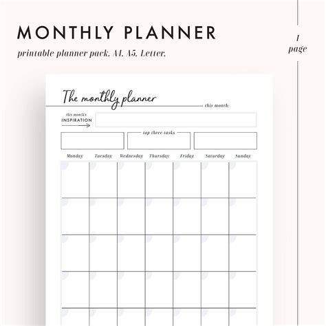create printable monthly calendar calendar templates