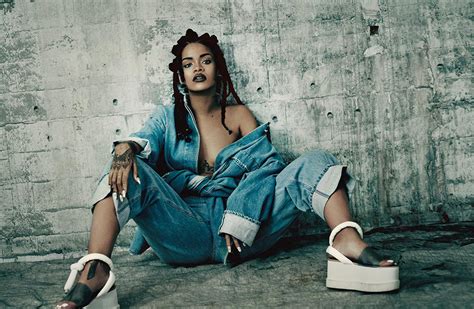 exclusive rihanna s full cover shoot for the music issue