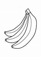 Fruits Bananas Banany Kolorowanka Apples Banan Trzy Getdrawings Druku Prinables 4kids Drukowanka Malowankę Wydrukuj Bananowy Owoce sketch template
