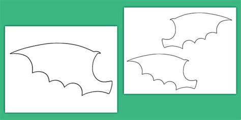 dragon wing template educational resources twinkl usa