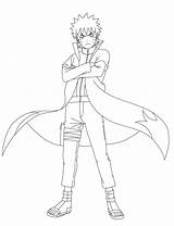 Naruto Hokage Coloring Pages Template Sketch sketch template