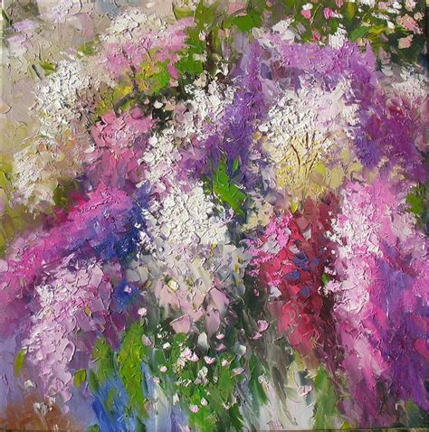 colors  spring    original oil painting colorful