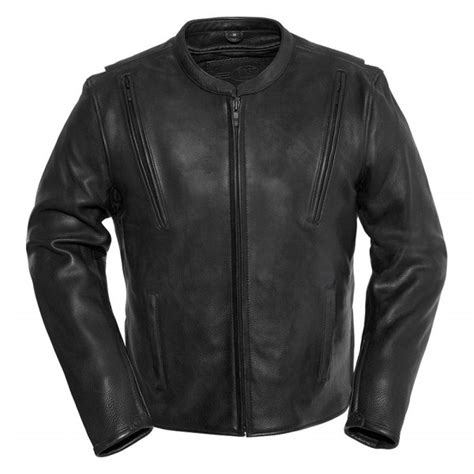first manufacturing® fim271cpmz5x 3x blk revolt men s leather jacket