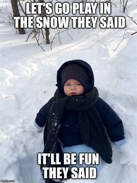 babys  snow fail imgflip