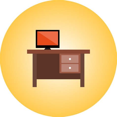 icone de bureau plat multi couleur  telecharger vectoriel gratuit clipart graphique