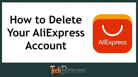 delete  aliexpress account youtube