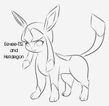 Glaceon Coloring Chibi Kindpng Pngarea sketch template