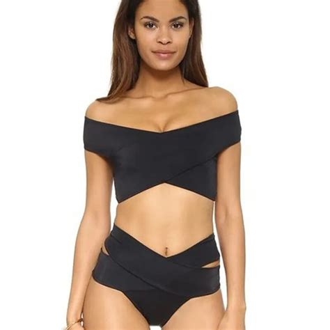 2019 hot sexy beach bathing suit bikinis set biquini beachwear solid