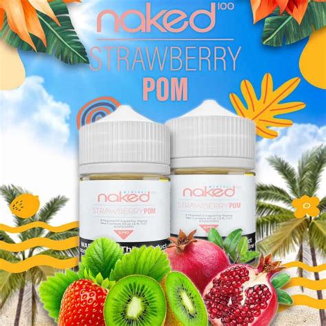 jual naked 100 strawberry pom menthol usa 60ml by naked100 liquid