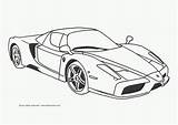 Coloring Pages Sports Cars Car Ferrari Cool Colouring Printable sketch template