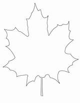 Leaf Maple Coloring Outline Printable Printables Fall Crafts Cliparts Leaves Clipart Arts Stencil Clip Drawing Autumn Getcolorings Color Library Popular sketch template