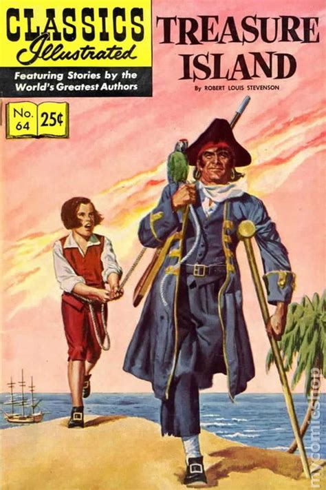 classics illustrated 064 treasure island 1949 comic books