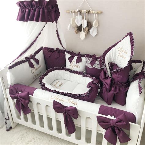 baby girl crib bedding set luxury crib bedding baby nest crib etsy