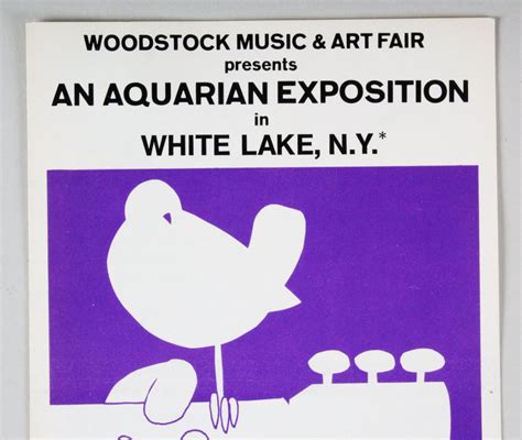 woodstock festival flyer  art fair memorabilia expert