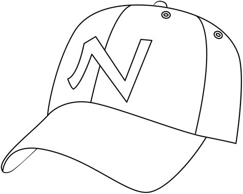 printable baseball hat template printable  printable templates