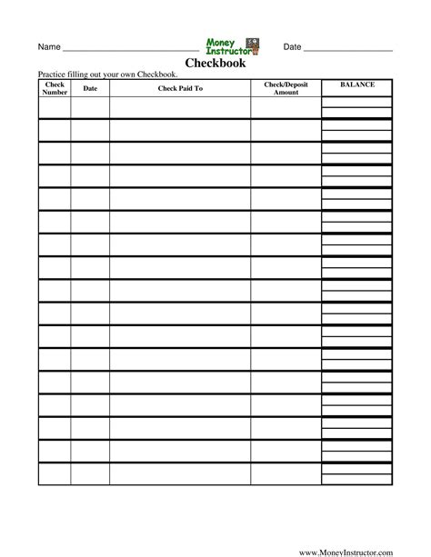 printable  checkbook register template nanaxjack