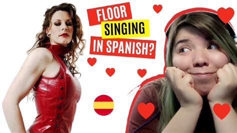 pop singer reacts  floor jansen singing  spanish  se siente beste zangers