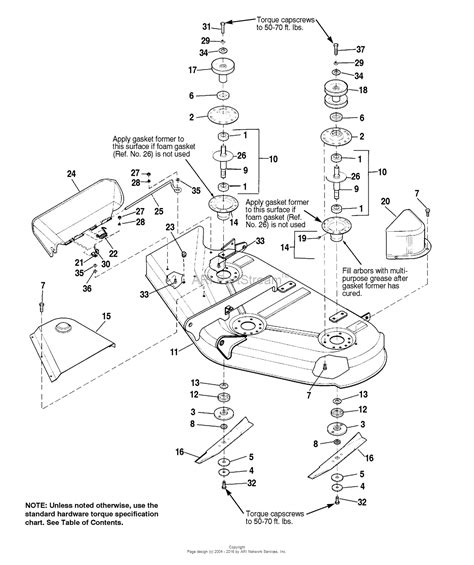 simplicity   hp hydro   mower deck parts diagram   mower deck