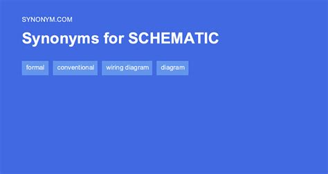 word  schematic synonyms antonyms