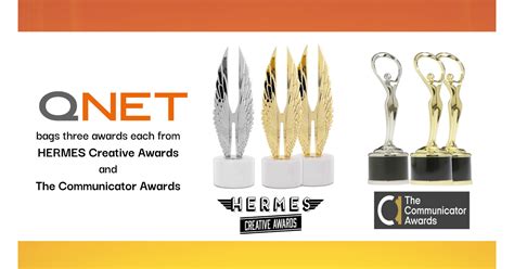 qnet wins multiple accolades  globally recognised creative communications bodies