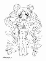 Coloring Pages Gothic Printable Anime Girl Getdrawings Getcolorings Template sketch template