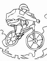Bmx Coloring4free Colouring sketch template