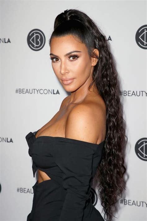 The Affordable Product Kim Kardashian Uses For Her Wavy Hair — How To