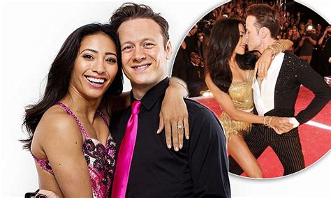 strictly s karen and kevin clifton are barely speaking daily mail online